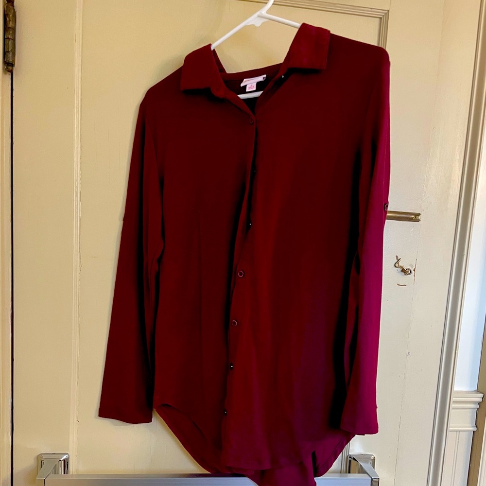 Bourgeoned button down!